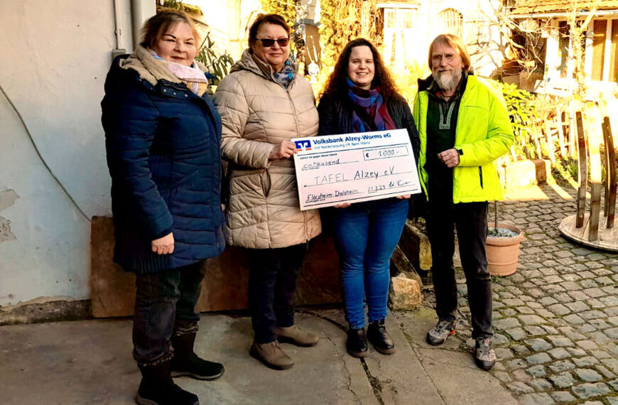 Heimatverein Flörsheim-Dalsheim übergibt 1.000 Euro