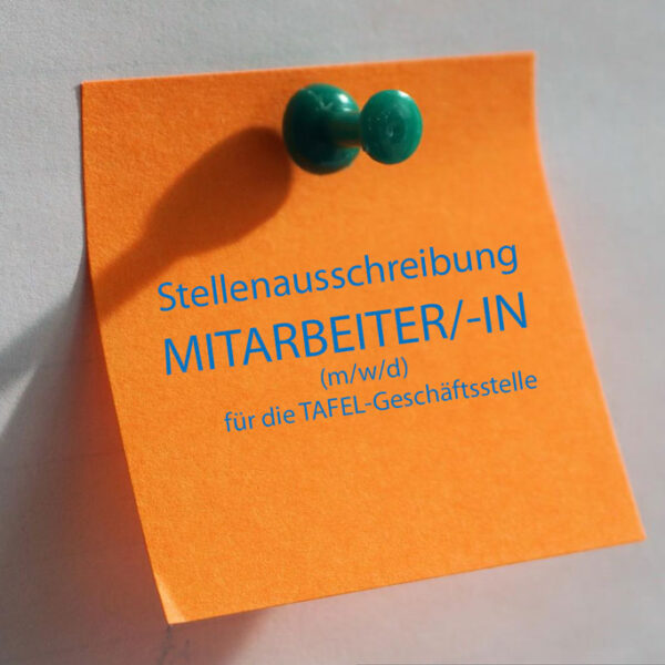Tafel Alzey sucht Unterstützung für Geschäftsstelle