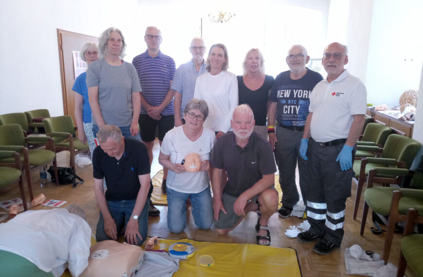 Ersthelfer-Lehrgang für TAFEL-Mitarbeitende