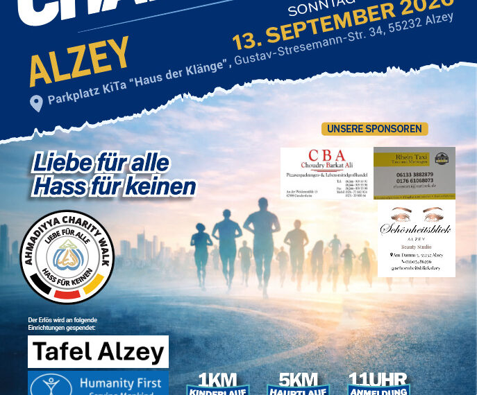 Ahmadiyya-Muslim-Gemeinde: Laufen für die TAFEL Alzey